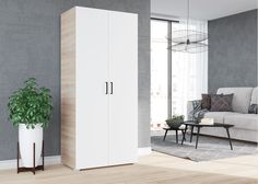 Шкаф Эталон мебель Виктор 800*510*1823, бежевый