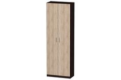 Шкаф FURNISTYLE Лайф 80х40х240 Венге/Дуб сонома