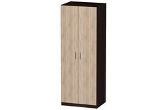Шкаф FURNISTYLE Лайф 80х60х215 Венге/Дуб сонома