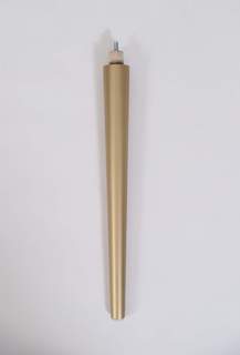 Ножки для табурета Качественная мебель конусообразные золотые 40 см, 3 шт