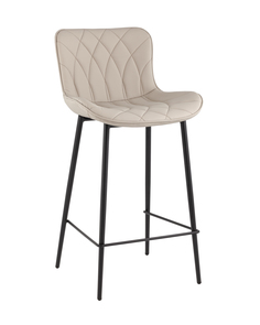 Стулья барные Stool Group Vault, экокожа, серый, 2 шт