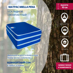 Матрас складной Miella Pena OKS беспружинный, на диван, в машину, в палатку OKS 90x195 см