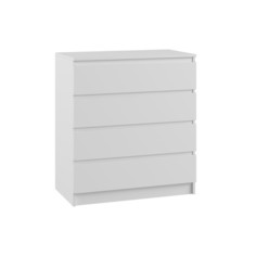 Комод с 4-мя ящиками Мадера, 800х420х1000, Белый Клик Мебель
