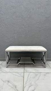 Банкетка-обувница STEEL MEBEL БК2ПХ-5, кремовый