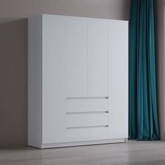 Шкаф четырехдверный Уютная Логика Квазар ШК-04 1602*2200*514 Белый