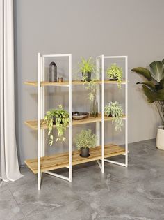 Стеллаж Дивульгато белый/вотан KM Loft