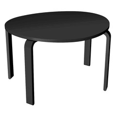 Столик SWED HOUSE Дабл большой черный 71,2х60,8х44,8 см