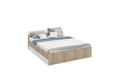 Кровать Империал Алёна кровать 160х200 дуб сонома белый Imperial