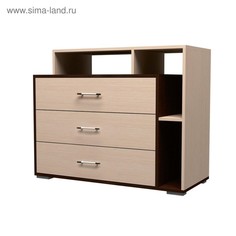 Комод Юнона универсальный, 1000х426х800, Венге/Дуб No Brand