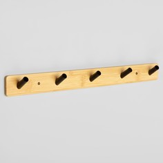 Вешалки с пятью крючками Cappio, черный 10526891