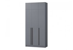 Шкаф Регион 058 Бастион 1,2 м с антресолью, графит