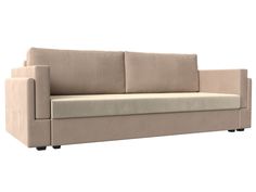 Прямой диван Лига Диванов Лига-007 225х79х85 см, бежевый