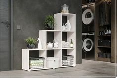 Стеллаж Гармония 120х29х122, белый No Brand