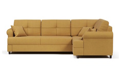 Угловой диван-кровать 4Home Мирта, 245х180х93 см, Yellow, правый, Дельфин