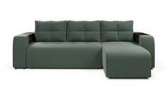 Угловой диван-кровать 4Home Дуглас, 240х165х98 см, Green, правый, Еврокнижка