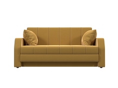 Диван-кровать 4Home Малютка, 154x86x73 см, выкатной, желтый, микровельвет