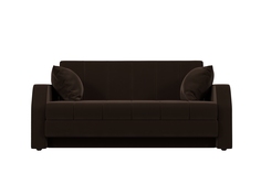 Диван-кровать 4Home Малютка, 154x86x73 см, выкатной, коричневый, микровельвет