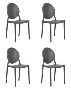 Стул DOBRIN ALBERT 4 шт цвет серый