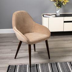 Стулья для кухни Helvant Kenya Diag beige т.орех 2 шт