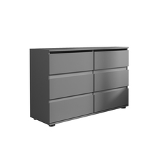 Комод MebelVia Somero серый, 119х39,3х78,4 см
