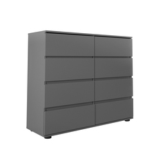 Комод MebelVia Somero серый, 119х39,3х102,7 см