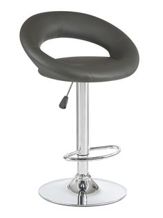 Стул барный Dobrin Mira серый/хром