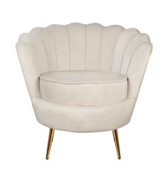 Кресло ракушка Mak-interior Pearl beige
