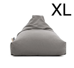 Кресло-мешок XL 76х80х115 см серый мрамор No Brand