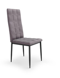 Стул HALMAR K415 бархат, серый, 45х65х98 см
