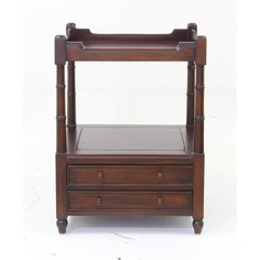 Столик Classica mebel массив красного дерева 42х48х65 см Итальянский орех