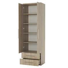 Шкаф с полками и ящиками Мелодия МПЯ-21 100х60 Дуб Сонома Gamma