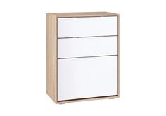 Обувница Куба 13.113 дуб сонома / белый премиум НОНТОН