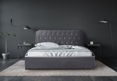 Кровать Берёзка "Клеопатра 2" стразы 1,6 м Velutto 32