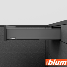 Ящик BLUM LEGRABOX pure 90.5х500 мм, серый
