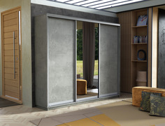 Шкаф-купе Медиум 1 зеркало, 180х45х220 Е1 45EMT1_180_BT