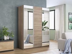 Шкаф-купе Е1 Прайм 210х57х230, Сонома