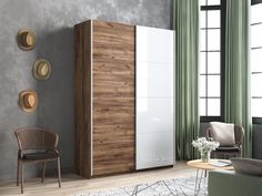 Шкаф-купе Е1 Прайм 160х57х230, Крафт табачный