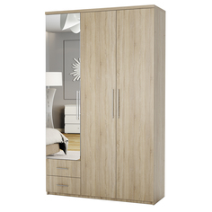Шкаф Шарм-Дизайн Комфорт МКЯ-32/1 150х60 с зеркалом Дуб Сонома