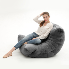 Кресло лаунж aLounge - Acoustic Sofa - Black Sapphire (шенилл, черно-серый)