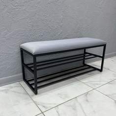 Банкетка-обувница STEEL MEBEL БПЧ-smb1, серый