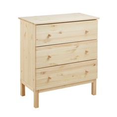 Комод TARVA 3, 76х92х40, Массив сосны No Brand