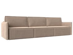 Прямой диван Лига Диванов Либерти лонг 318х120х92 см, бежевый