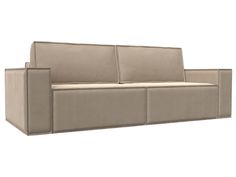 Прямой диван Лига Диванов Куба 245х116х92 см, бежевый