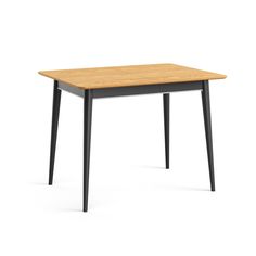 Стол обеденный Техкомпро Арека ПР 1000 х 700 бук / черный