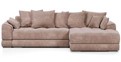 Угловой диван 4Home Nordkisa, 285х190х87 см, велюр Cocoa, Еврокнижка