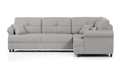 Угловой диван-кровать 4Home Мирта, 245х180х93 см, Gray, правый, Дельфин