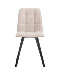 Стул для кухни 1 шт Leset Скай, велюровый, 45x54x89 см, цвет песок