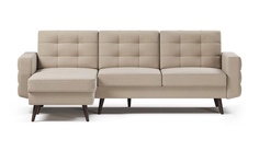 Угловой диван-кровать 4Home Сидней, 230х160х85 см, Beige, левый, Еврокнижка