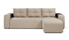Угловой диван-кровать 4Home Дуглас, 240х165х98 см, Beige, правый, Еврокнижка