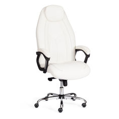 Кресло руководителя TetChair Boss Lux кожзам белый